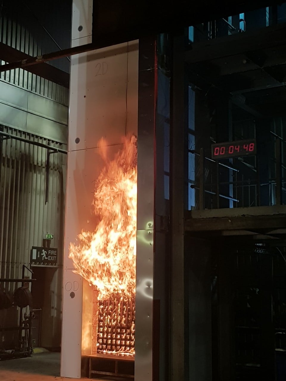 Valcan Fire Testing
