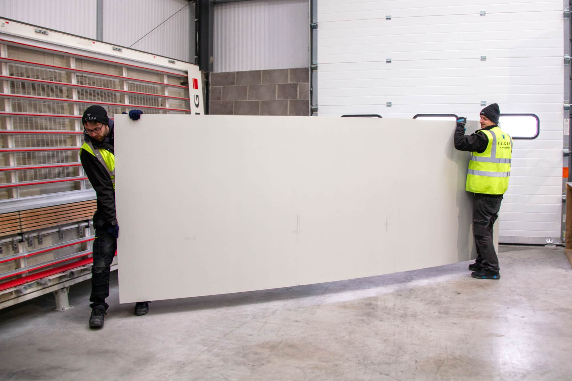 Handling Valcan products