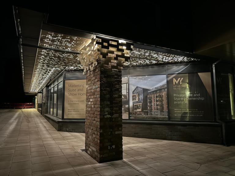 McArthurs Yard at night - vitradual